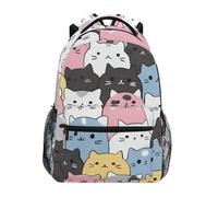 Zaino Da Viaggio Cats Cute Animal Zaino Scuola Per Outdoor