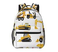 Zaino Da Viaggio Color Construction Site Machinery Signs Backpack Durevole Zainetto Classico Borsone Per Outdoor Campeggio Office