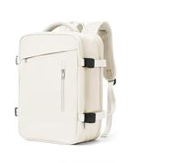 Zaino da viaggio con borsa cabina, zaino for laptop d'affari di grande capacità, corta Per Uomo e Donna(Beige)