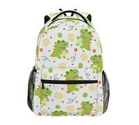 Zaino Da Viaggio Cute Dinosaur Dino Borsone Casual Backpack Classico Zainetto Per Office Lavoro Campeggio