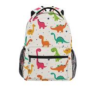 Zaino Da Viaggio Cute Dinosaur Dino Borsone Classico Zainetto Vintage Backpack Per Office Lavoro Outdoor
