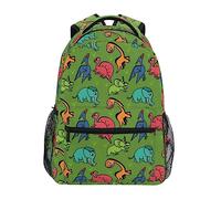 Zaino Da Viaggio Cute Dinosaur Dino Zainetto Durevole Backpack Classico Borsone Per Campeggio Office Lavoro