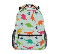 Zaino Da Viaggio Cute Dinosaur Dino Zaino Scuola Casual Borsone Durevole Backpack Per Campeggio Office Lavoro