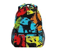 Zaino Da Viaggio Cute Dinosaur Dino Zaino Scuola Classico Borsone Vintage Backpack Per Lavoro Campeggio Office