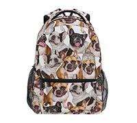 Zaino Da Viaggio Cute Dog Zaino Scuola Durevole Borsone Classico Backpack Per Lavoro Outdoor Office