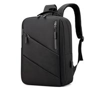 Zaino da viaggio da uomo - Zaino per laptop resistente all'acqua approvato dalla linea aerea di alta qualità professionale con porta di ricarica USB Zaino da lavoro Borsa da viaggio leggera per