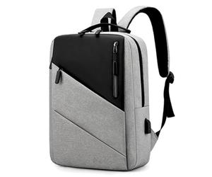 Zaino da viaggio da uomo - Zaino per laptop resistente all'acqua approvato dalla linea aerea di alta qualità professionale con porta di ricarica USB Zaino da lavoro Borsa da viaggio leggera per