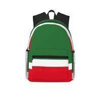 Zaino da viaggio elegante con bandiera della Repubblica cecena, zaino per laptop leggero con protezione dall'acqua per università, lavoro, lavoro, nero, taglia unica, Nero, Rozmiar uniwersalny