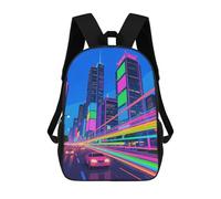 Zaino da viaggio, escursionismo, casual, colorato, per la città, 17 pollici