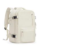 Zaino da viaggio for cabina donna Borsa for laptop di grande capacità 45x36x20 cm resistente all'acqua 40x20x25 Per Uomo e Donna(White,S)