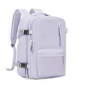 Zaino da viaggio for cabina donna Borsa for laptop di grande capacità 45x36x20 cm resistente all'acqua 40x20x25 Per Uomo e Donna(Purple,L)