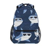 Zaino Da Viaggio Funny Sharks Borsone Per Campeggio