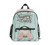 Zaino Da Viaggio Happy Easter Eggs Bunny Rabbit Backpack Classico Zainetto Vintage Zaino Scuola Per Office Uso Quotidiano Campeggio