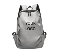 Zaino Da Viaggio Impermeabile Da Uomo con Logo Fotografico Personalizzato e Testo, Borsa Casual Alla Moda per Laptop, Zaino Da Studente Color3,27 * 12 * 45cm