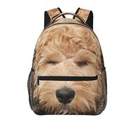 Zaino Da Viaggio Labradoodle Dog Backpack Durevole Borsone Vintage Zainetto Per Lavoro Office Campeggio