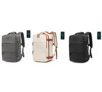 Zaino Da Viaggio Multifunzionale Kono: Beige - Marrone