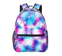 Zaino da viaggio per computer portatile, grazioso zaino con tintura a nodi, resistente, borsa per computer portatile, regali per uomini, donne e adulti