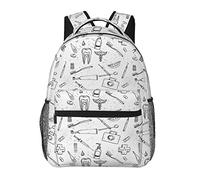 Zaino da viaggio per computer portatile, igiene dentale medica, per la cura dei denti, zaino durevole per notebook, borsa per computer, regali per uomini, donne, adulti