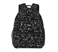 Zaino da viaggio per computer portatile, matematica, geometria, formule scientifiche, zaino durevole, borsa per computer portatile, regali per uomini, donne, adulti, N. 10., One Size