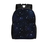 Zaino da viaggio per computer portatile, per donne e uomini, impermeabile, leggero, carino con grappolo di stelle nel cielo notturno casual