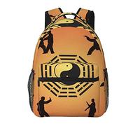 Zaino da viaggio per laptop Kung Fu 376 Zaini durevoli Zaino per notebook Borsa per computer Regali per Uomini Donne Adulti, NO2, One Size