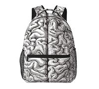 Zaino da viaggio per laptop medico con cervello umano zaino durevole zaino per notebook borsa per computer regali per uomini donne adulti