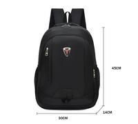 Zaino da viaggio per laptop per grandi avventure, spallacci imbottiti sagomati ergonomicamente, tessuto a rete traspirante, regolatori ad anello per