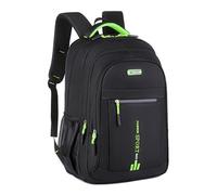 Zaino da viaggio per laptop per uomo donna zaino da lavoro sottile zaino scuola universitaria Fit 15.6 bottiglia d'acqua zaino per escursionismo, Verde, Etichettalia unica