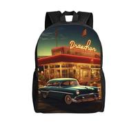 Zaino da viaggio per laptop, zaino leggero per uomo e donna, stile vintage, ideale per cenare o per un look casual da giorno.