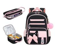 Zaino da viaggio per ragazze, impermeabile, di grande capacità, multitasche, C, Refer to description, Unisex