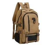 Zaino da viaggio per uomini - Backpack School Backpack della scuola da campeggio - Business Laptop Daypack Grande Capacità Vintage Canvas Vintage Canvas per il campeggio, viaggi