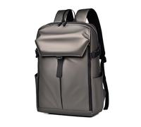 Zaino da viaggio per uomo e donna, espandibile per viaggi d'affari, zaino ergonomico e impermeabile per laptop con fascia per trolley, zaino per scuola, uso quotidiano lavoro,Grigio