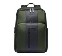 Piquadro Brief Zaino da viaggio verde scuro, nylon, 30 x 44 x 19cm