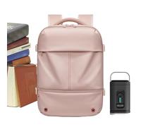 Zaino da viaggio sottovuoto | Espandibile impermeabile 48L valigia zaino | Borse all'aperto per urgenza avventura viaggi di lavoro pendolarismo giornaliero scout trail monitoraggio, rosa, Refer