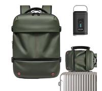 Zaino da viaggio sottovuoto | Espandibile impermeabile 48L valigia zaino | Borse all'aperto per urgenza avventura viaggi di lavoro pendolarismo giornaliero scout trail monitoraggio, Verde, Refer