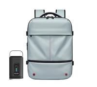 Zaino da viaggio sottovuoto | Espandibile impermeabile 48L valigia zaino | Borse all'aperto per urgenza avventura viaggi di lavoro pendolarismo giornaliero scout trail monitoraggio, Blu, Refer