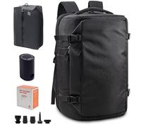 Zaino da viaggio sottovuoto per computer portatile: da uomo grande zaino da viaggio aeroplano cabin17,3 pollici PC impermeabile zaino da 48 l con pompa per viaggio, business, attività all'aria aperta