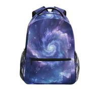 Zaino Da Viaggio Stars Blue Galaxy Backpack Durevole Zainetto Classico Borsone Per Lavoro Office Campeggio