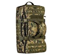Zaino da Viaggio Tattico da 60 Litri, Borsone Militare MOLLE, 3 in 1, Per Weekend, Palestra, Viaggi, Allenamento e Dispiegamento.(Jungle Digital)