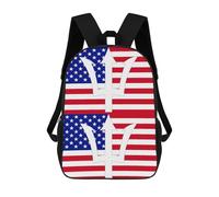 Zaino da viaggio unisex con bandiera delle Barbados, 43,2 cm, stampa bandiera degli Stati Uniti, zaino da viaggio per computer portatile, per donne e uomini