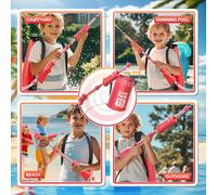 Zaino d'acqua soaker giocattolo ad alta pressione calda 15L per ragazzi