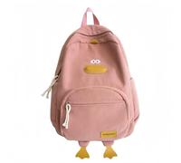 Zaino Dcuk carino, 2025 nuovo Kawaii divertente borsa per libri estetica in velluto a coste, borsa per computer di grande capacità, regalo per il ritorno a scuola, rosa, M