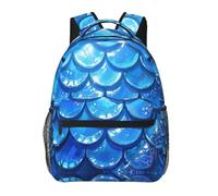 Zaino della Scuola Lavabile Borse da Scuola Beautiful Ethnic Scale Fish Art Moda Zaino da Escursionismo per Viaggio Ragazzi Uomo 29X40cm