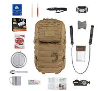 Zaino d'evacuazione Brytzky Tactical Polygon Large 36 l Coyote Medium - con equipaggiamento
