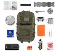 Zaino d'evacuazione Brytzky Tactical Polygon Large 36 l Large V2 - con equipaggiamento - Olive