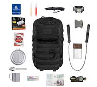 Zaino d'evacuazione Brytzky Tactical Polygon Large 36 l Medium Black - con equipaggiamento