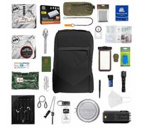 Zaino di emergenza Helikon Bail Out Bag 25 l - Black con equipaggiamento