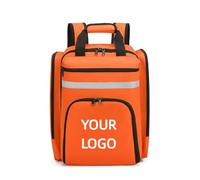 Zaino Di Emergenza Impermeabile Personalizzato con Logo Stampato Zaino Di Emergenza Medica Borsa Di Salvataggio Orange,15 inches