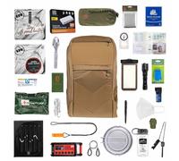Zaino di evacuazione Helikon Bail Out Bag 25 l - Coyote con equipaggiamento
