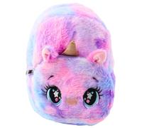 Zaino di peluche per bambini Unicorno blu-rosa pastello 20cm 3L